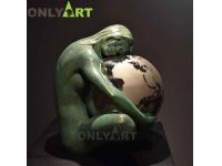 Garden Greek Ancient Millennial Mother Gaia Goddess Statue OAB-GS1