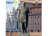 Custom Roman Augustus Bronze Gaius Julius Caesar Statue