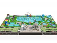 What are the advantages of inflatable water park equipment?