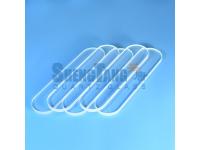 Why is quartz glass an important part of semiconductor materials?