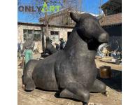 Onlyart 2023 Hot Sale Brass Bronze Abstract Bull Sculpture For Sale