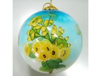 Hand-Painted Glass Christmas Ball