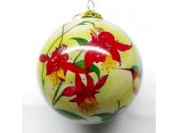 Inside Painted Glass Christmas Ball