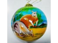 Inside Painted Glass Christmas Ball