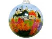 Inside Painted Glass Christmas Ball