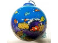 Inside Painted Glass Christmas Ball