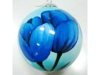 Hand-Painted Glass Christmas Ball