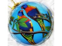 Hand Painted Blown Glass Ornaments