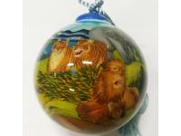 Hand painted Blown Glass Ornaments