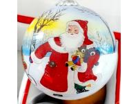 Hand Painted Glass Christmas Tree Ornaments