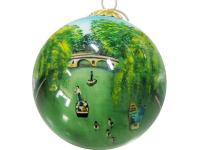 Hand Inside Painted Glass Baubles
