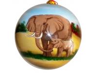Hand painted Blown Glass Ornaments