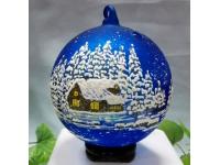 Hand Painted Glass Candle Holders