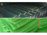 Knitted Debris Netting for Horizontal Construction Safety with a High Dense Opening
