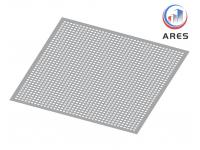 Square Holes Aluminum Perforated Sheet Metal HJP-1015S   