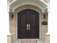US Design 2 Panel Modern Exterior Door