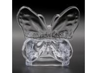 Butterfly Design Glass Tealight Candle Holder