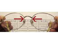 How to adjust metal frame glasses