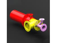 Waste Exhaust gas burner