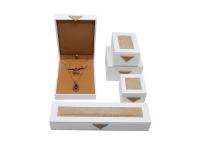 PU TRIANGULAR PATCH JEWELRY BOX