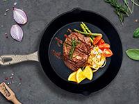 How to Smooth Cast Iron Skillet？