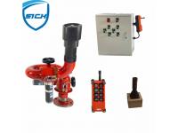 How does a remote control fire monitor compare to a regular fire hose?