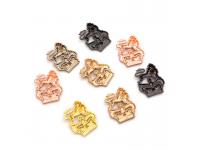 What is the typical lead time for custom metal bag tags?