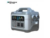 Which features make a portable power station with an LFP battery an ideal choice for outdoor adventures?