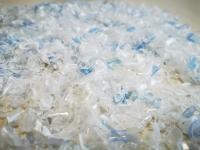 What is the use of recycled PET flakes?