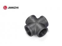 What are some common applications for 4-way pipe fittings in HVAC systems?