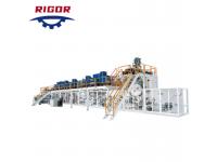 What are some other important specifications to consider when purchasing a baby diaper machine?