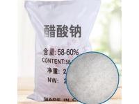 What is sodium acetate trihydrate used for?