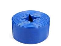 How do the emitters in a drip hose system control the flow and distribution of water to plants?