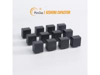 What does a capacitor do to voltage?