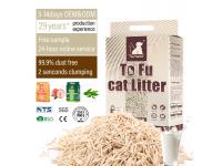 Factory Wholesale Custom 6L Premium Dust Free Tofu Cat Litter