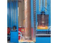 Excavator Cylinder Pin Induction Hardening System Passed Acceptance