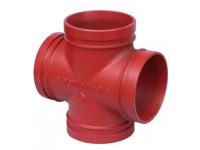 What are the implications of using cross tee reducer in systems with varying flow rates?