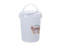 How do I know what size plastic printed food buckets I need? 