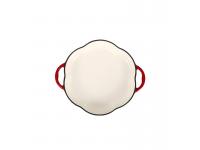 What is the advantage of Enamel Cast Iron Frying Pan?