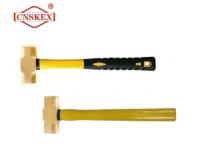 When should a Non-sparking brass hammer be used in automotive work?