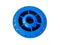 What is the purpose of a nozzle check valve?