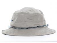 Khaki Polyester Bucket Hat Custom Plain Bucket Hats With String For Wholesale