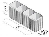 Portable Gabion Barrier