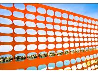 Orange Plastic Netting for Temporary Barricade