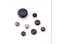 How thick is the metal snap buttons contrasted to the buttons for denims?