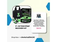 Be Prepared: The Essential 3'' × 30' Tow Strap Recovery Kit