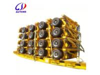 Multi axles modular low bed semi trailer