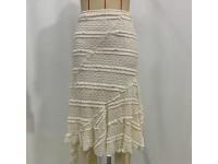 CID3784-Knitted Patchwork Midi Skirt