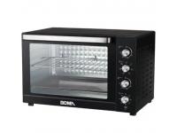 What safety precautions should be taken when using the electric oven?