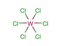 What are the chemical properties of tungsten (VI) chloride?